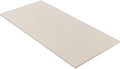 Kaboon Universal Tabletop 40"x18", Solid One-Piece Melamine Table Top, Double L Floating Desk DIY, Home and Office, Beige Leather Feel