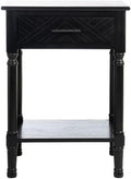 SAFAVIEH Home Collection Peyton Black 1-Drawer Lower Shelf Accent Table ACC5704B