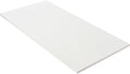 Kaboon White Table Top 23.62" D x 59.1" W, Solid One-Piece Desktop, Universal Wood Countertop, Reversible Laminate Top, Double Desks, L-Desk DIY, for Home and Commercial