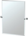 Gatco Latitude II Rectangle Mirror,, Chrome, 31.5 Inch, Frameless Rectangle, 31.50"H X 27.50"W
