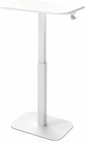 Ergohome™ ELEVANCE Table™ Height Adjustable Minimalist Tables, Laptop Desk, Living Room, Small Side Table, Drink Coffee End Table, Sofa Table for Bedroom, Study and Small Spaces (Table_WhiteCloud)