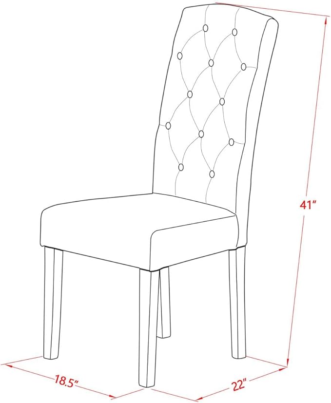 East West Furniture DLCE5-WHI-15 5 Piece Dining Set Includes a Round Dining Room Table with Dropleaf and 4 Baby Blue Linen Fabric Upholstered Chairs, 42x42 Inch, Linen White