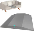 Couch Cushion Support, Sofa Cushion Supports for Sagging Cushions Trapezoid High Density Foam Replacement for Furniture Seat Sagging Gray Set of 1