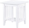 AFI, Mission End Table, White