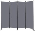 Room Divider 6FT Portable Room Dividers and Folding Privacy Screens, 88'' W Fabric Divider for Room Separation, 4 Panel Partition Room Dividers Freestanding Wall Divider Screen for Dorm Studio Office