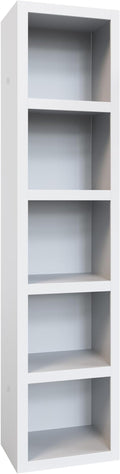 Oakland Living White 85-in Tall Wooden Bookcase Shelf