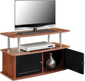 Convenience Concepts Designs2Go TV Stand with 2 Cabinets, Cherry
