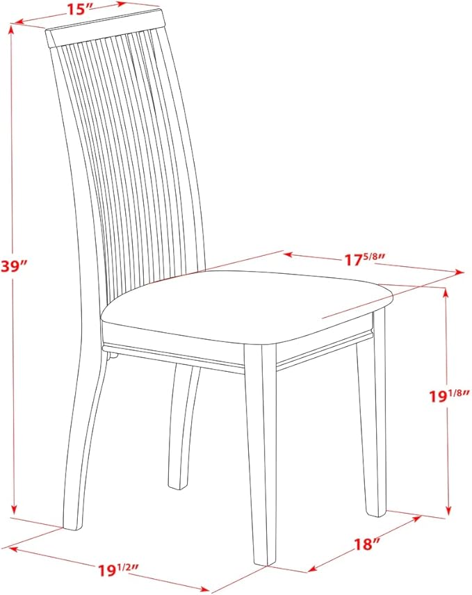 East West Furniture DMIP3-LWH-C 3 Piece Dining Room Furniture Set Contains a Round Kitchen Table with Dropleaf and 2 Linen Fabric Upholstered Dining Chairs, 42x42 Inch, Linen White