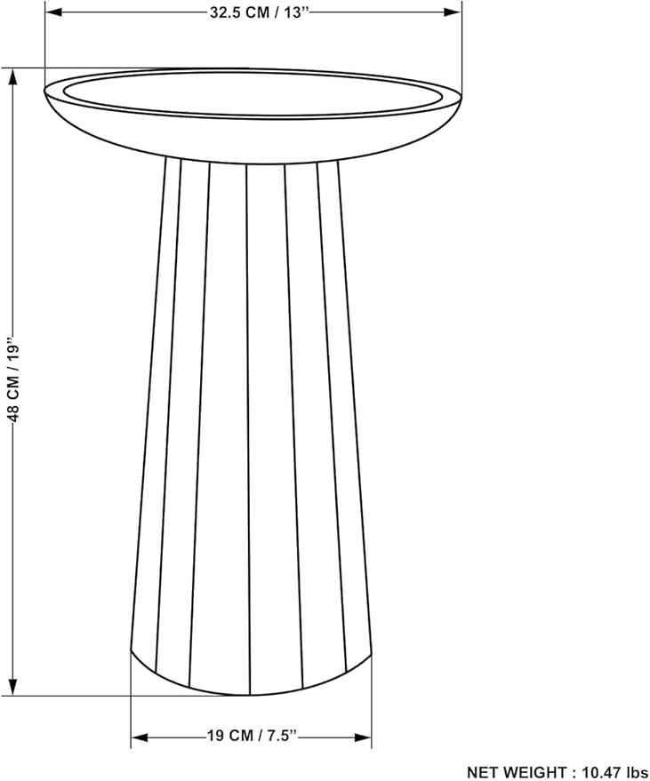 SIMPLIHOME Dayton SOLID MANGO WOOD 13 inch Wide Round Contemporary Wooden Accent Table in White Wash , Fully Assembled for the Living Room and Bedroom