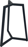 Round Metal Coffee Table Legs,28 Inch Black Iron Dining Table Base Only,Large Circle End Table Legs