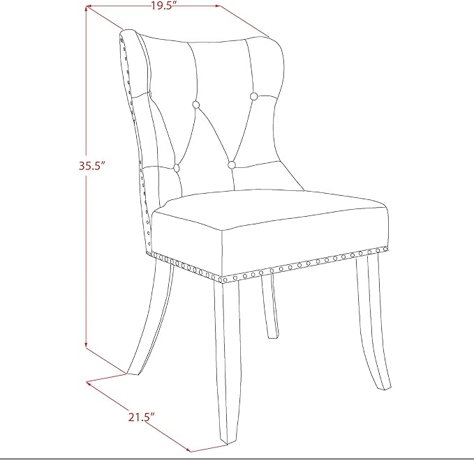 East West Furniture V027SI215-7 7 Piece Dining Room Table Set Consist of a Rectangle Kitchen Table with V-Legs and 6 Baby Blue Linen Fabric Parson Dining Chairs, 40x72 Inch, Multi-Color