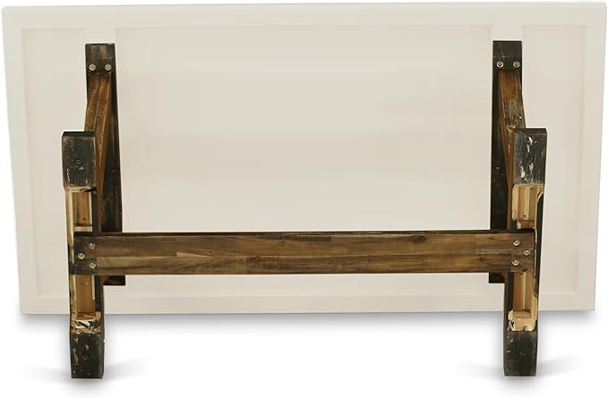 East West Furniture V727MZ716-6 6 Piece Dining Set Contains a Rectangle Dining Room Table with V-Legs and 4 Dark Khaki Linen Fabric Upholstered Chairs with a Bench, 40x72 Inch, Multi-Color
