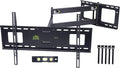 FORGING MOUNT Long Extension TV Mount Full Motion Wall Bracket with 42 inch Long Arm Articulating TV Wall Mount for 37 to 80 Inch Flat/Curve TVs, VESA 600x400mm Compatible, Holds up to 110 lbs