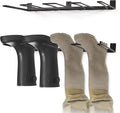 ORLESS Wader Hangers 4-Pair Boot Rack Garage Storage, Cowboy Boot Holder, Metal Wire Organizer for Entryway