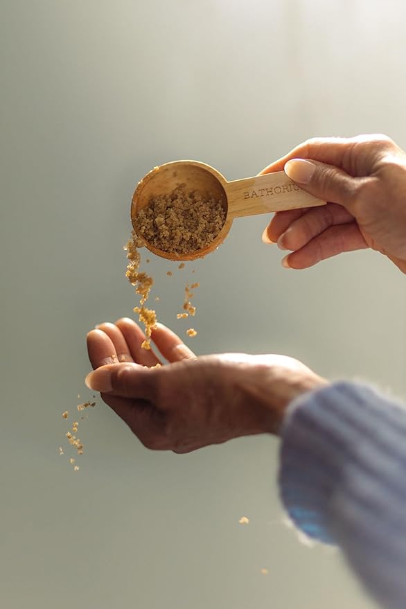 Bathorium Golden Hour Mud Mineral Soak, Detox Bath Soak with French Grey Sea Salt, Ginger & Mandarin, Sinus Relief & Recovery, pH-Balanced for Women, Approximately 3 Baths, 32 oz