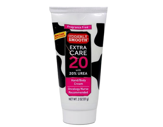 Udderly Smooth Hand & Body, Extra Care 20 Cream 2 oz ( Pack of 12)