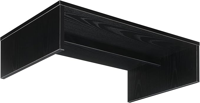 Convenience Concepts Small Designs2Go Monitor Riser for TVs up to 26 Inches, Black