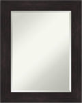 Amanti Art Brown Wall Mirror 30x24 Furniture Espresso Rectangle Bathroom Mirror for Wall Decor Living Room, Medium Casual Frame, Hangs Horizonally and Vertically, Bathroom Decor, Beveled Edge from WI
