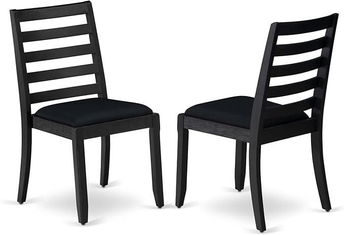X12X1-0C6-24 14-pc Modern Dining Room Table Set a Rectangular Dining Table with a coffee Table and 12 Black Polyester Stackable Chair, 39x120 Inch, Wire Brushed Black