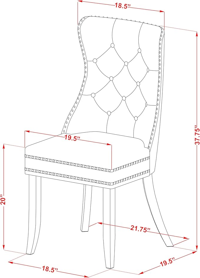 East West Furniture LGDA5-LWH-22 5 Piece Dining Room Set Consists of a Rectangle Dining Table with Butterfly Leaf and 4 Polyester Fabric Chairs, linen white