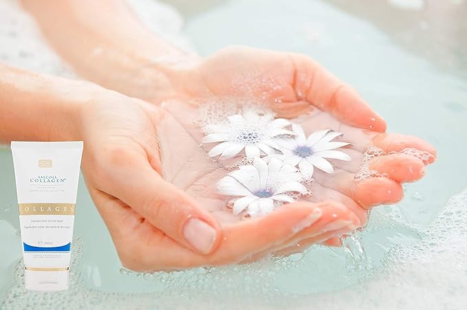 Salcoll Pure Bioactive Anti-Aging Collagen Repair Hand Cream - Hypoallergenic Moisturizing Lotion, Dry Skin Relief, All Skin Types, 150 ml (pack of 4)