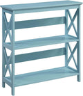 Convenience Concepts Oxford 3 Tier Bookcase, Sea Foam