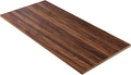 Kaboon Universal Tabletop 40"x18", Solid One-Piece Melamine Table Top, Double L-Desk Floating Desk DIY, Home and Office,Dark Walnut