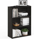 Furinno Pasir 3-Tier Open Shelf Bookcase, Blackwood