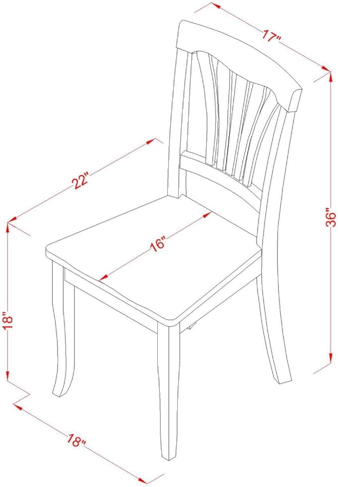 East West Furniture DLAV3-BMK-W 3 Piece Dining Table Set for Small Spaces Contains a Round Dining Room Table with Dropleaf and 2 Wooden Seat Chairs, 42x42 Inch, Buttermilk & Cherry