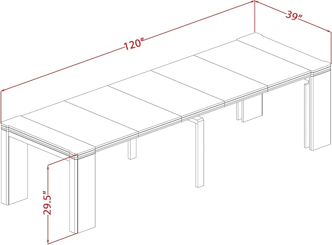X07MZ-BC6-50 - 10-Pc Dining Table Set a Kitchen Table with a coffee Table and a wooden Bench & 7 Dark Gotham Grey Fabric Dining Chair, 39x120 Inch, Wire Brushed Black
