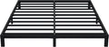 7 Inch Full Bed Frame No Box Spring Need, Low Profile Metal Platform Full Size Bed Frame, Heavy Duty Support Bedframes Full, Easy Assembly