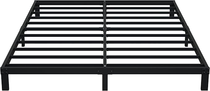 7 Inch Full Bed Frame No Box Spring Need, Low Profile Metal Platform Full Size Bed Frame, Heavy Duty Support Bedframes Full, Easy Assembly