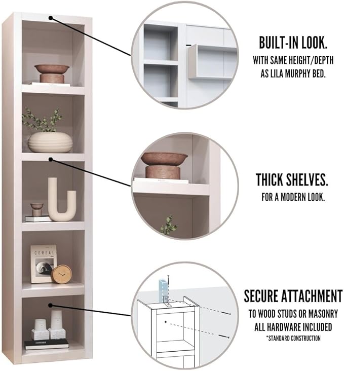 Oakland Living Brown 85-in Tall Wooden Bookcase Shelf