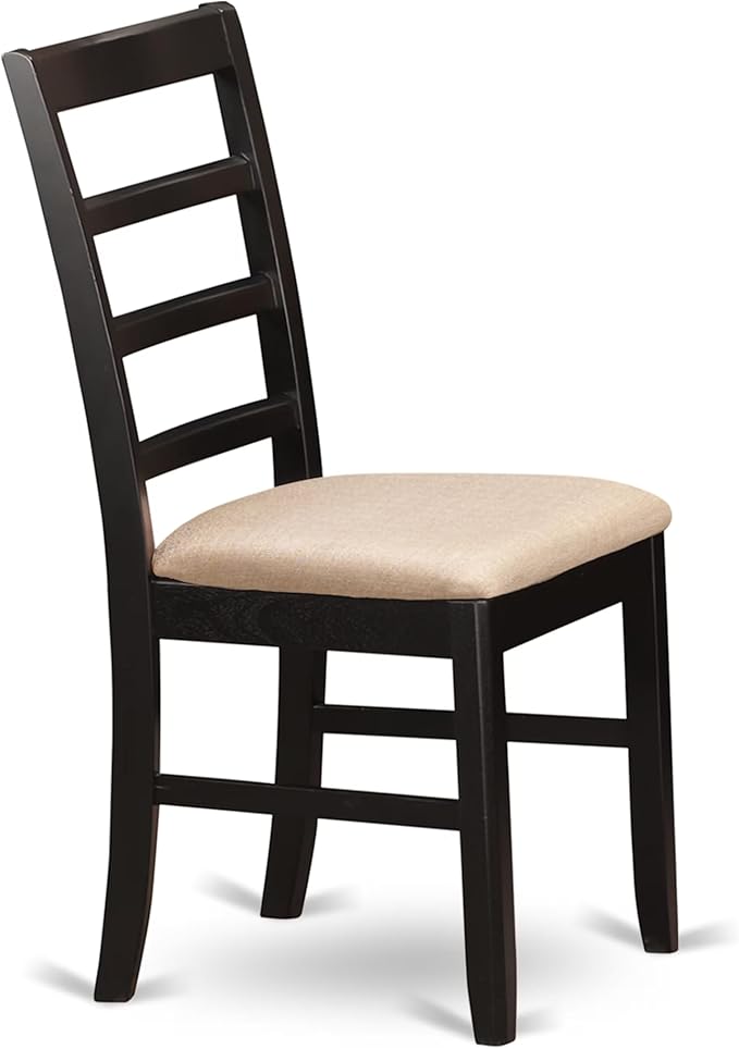 East West Furniture CAPF7-CAP-C 7 Piece Dining Table Set Consist of a Rectangle Dining Room Table and 6 Linen Fabric Upholstered Chairs, 36x60 Inch, Cappuccino
