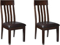 Signature Design by Ashley D596-01 Dining Side Chair, 0, Dark Brown