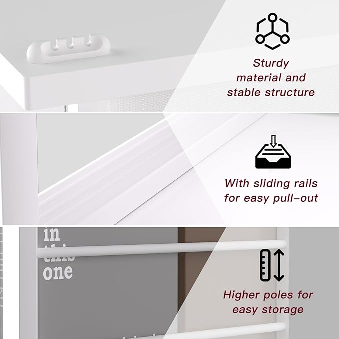 Side Table Set of 2,Side Table with Charging Station and Drawer, Narrow End Table with USB Ports and Outlets for Small Space, Living Room, Bedroom and Office, with 4 Wheels