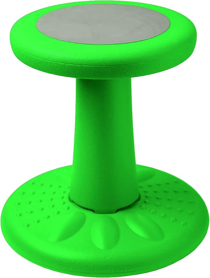Active Chair 14" High Wobble Kids Chair for Toddlers, Pre-Schoolers, Age 3-7y, K and Grades 1-2, Flexible Classroom Seating, ADD/ADHD, Posture