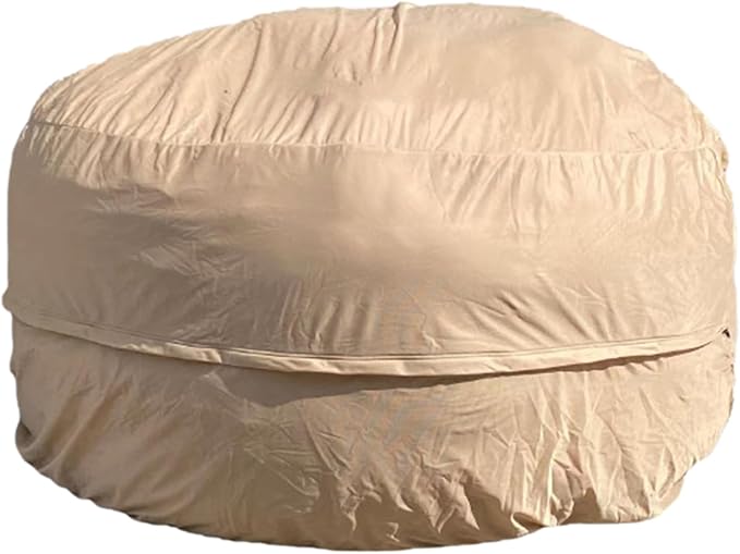 Reusable Beanbag Chair Inner Lining Cover for Pack Bean Filler EPP EPS Shredded Memory Foam and Wash Needs, 3.5 FT