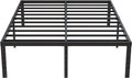 18 Inch King Bed Frame Heavy Duty Metal Platform King Size Bed Frames with High Storage, Eassy Assembly 3,500 Lbs Heavy Duty Bedframes, Black