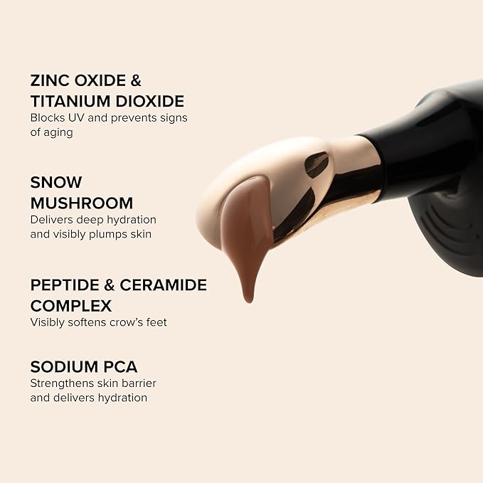 DRMTLGY Luminous Eye Corrector SPF 41, Under Eye Color Corrector for Dark Circles, Anti-Aging Tinted Eye Cream, Hydrating Eye Serum with Peach Undertone, Tan