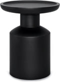 SIMPLIHOME Haynes 16-inch Wide Solid Mango End Table in Black, Handcrafted Boho-Style Accent Table for Living, Bedroom, or Home Office, Assembled