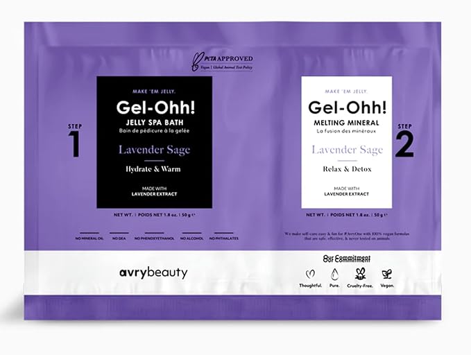 AvryBeauty Gel-Ohh Jelly Spa - Lavender, 1 ct.