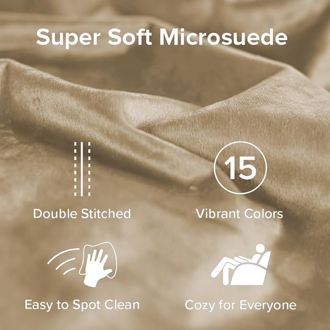 Sofa Sack Bean Bag Chair - Plush, Ultra Soft - Memory Foam Bean Bag Chair with Microsuede Cover - Stuffed Foam Filled Furniture and Accessories for Dorm Room 3 Feet - Camel