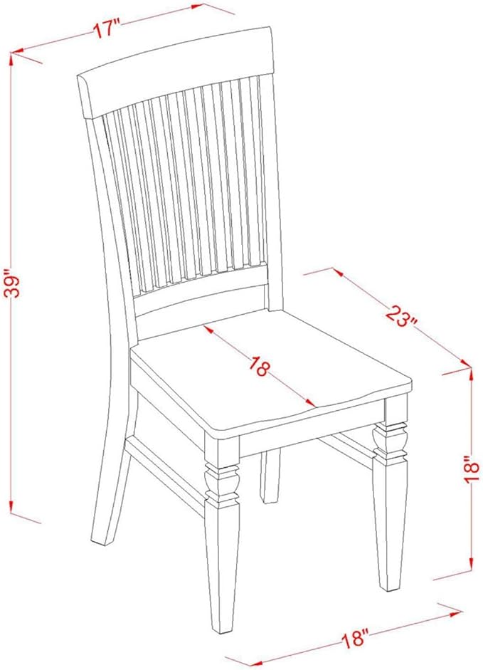 East West Furniture ANWE3-LWH-W 3 Piece Kitchen Table Set for Small Spaces Contains a Round Dining Room Table with Pedestal and 2 Dining Chairs, 36x36 Inch, Linen White