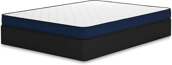 Signature Design by Ashley King Size Medium Firm 6 Inch Memory Foam Mattress with Breathable Quilted Cover, Fiberglass Free, Mattress in A Box