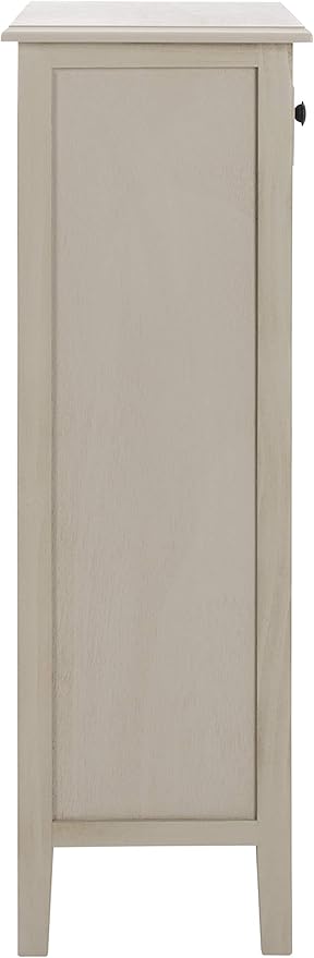 Safavieh Home Michaela Coastal Vintage Grey 4-drawer Side Table