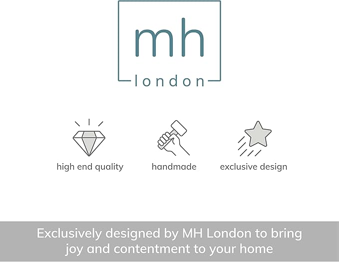 MH London Side Table - Wandsworth Wooden End Table - Exclusively Designed Hand Crafted Small Tables - Contemporary Triangle End Table for Living Room, Bedroom Bedside Tables and Office
