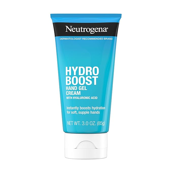 Neutrogena Hydro Boost Hydrating Hand Gel Cream with Hyaluronic Acid for Instantly Quenched, Soft & Supple Hands, Lightweight, Non-Greasy & Quick Absorbing Hand Lotion, Travel Size, 3 Oz