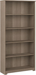Bush Furniture Somerset 60W Office Desk with Drawers in Sand Oak