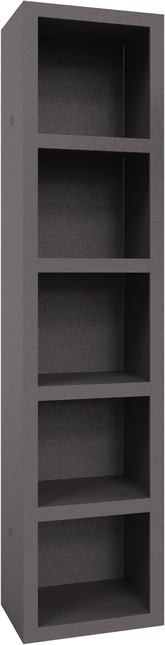 Oakland Living Dark Grey 85-in Tall Wooden Bookcase Shelf
